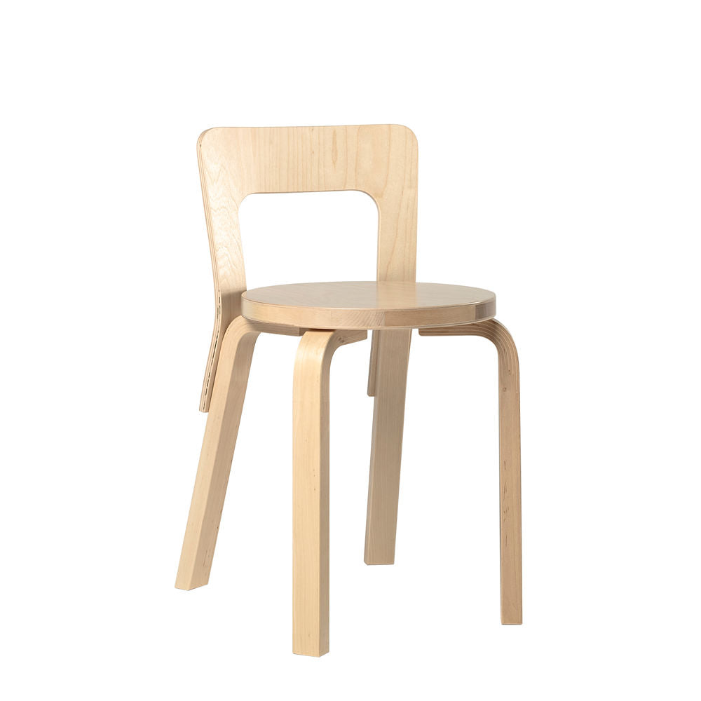 Artek Stol Chair 65 klarlackad Björkfanér