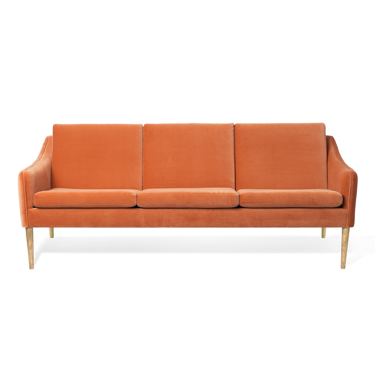 Mr Olsen 3-sits soffa Warm Nordic Rusty rose sammet