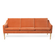 Mr Olsen 3-sits soffa Warm Nordic Rusty rose sammet