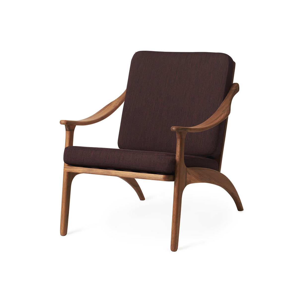 Lean Back fåtölj, teak