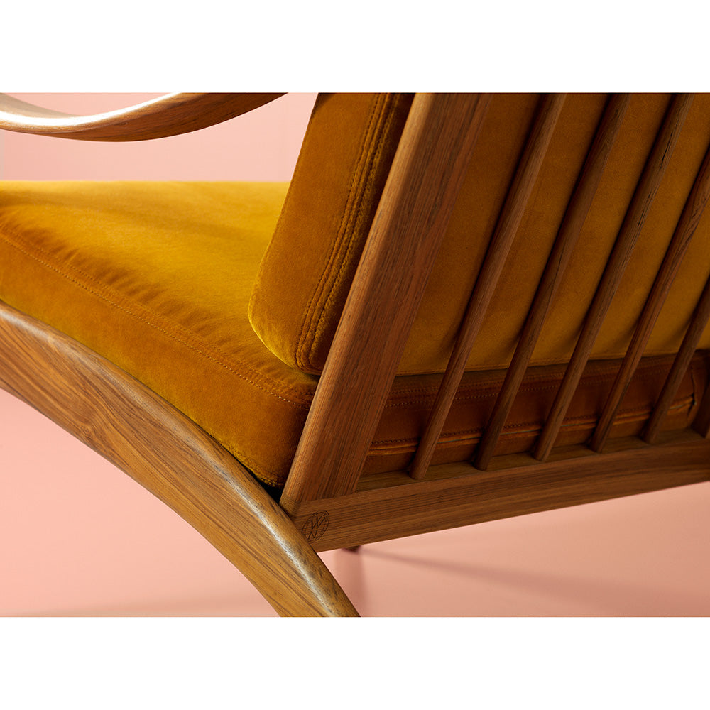 Lean Back fåtölj, teak