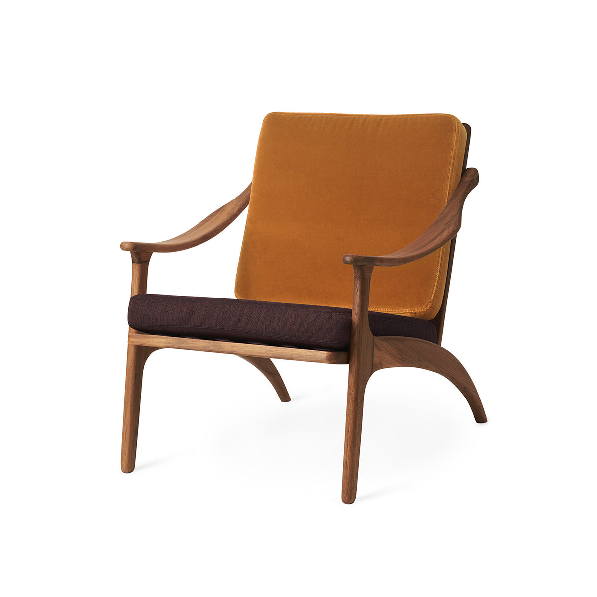 Lean Back fåtölj, teak