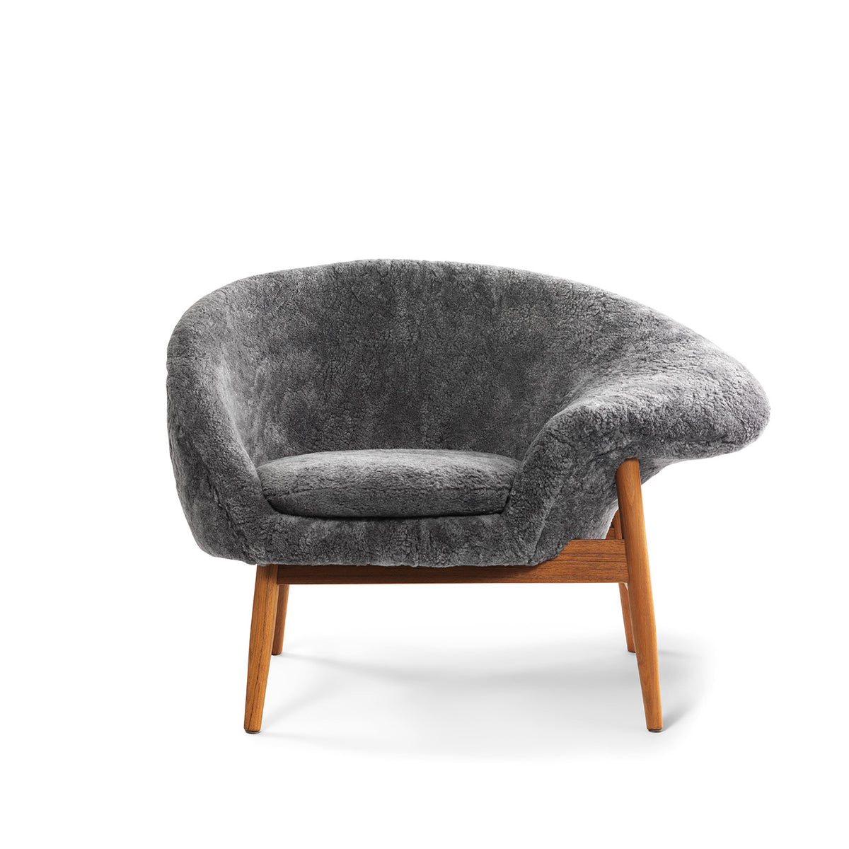 Fried Egg Warm Nordic Fårskinn Scandinavian grey