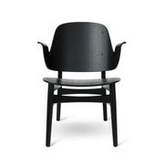 Warm Nordic lounge stol svart ek