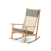 Swing gungstol, ek - textil