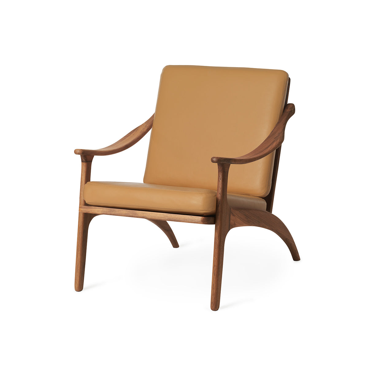 Lean Back fåtölj, teak