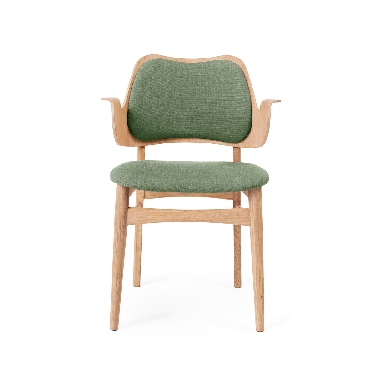 Gesture stol, klädd rygg & sits