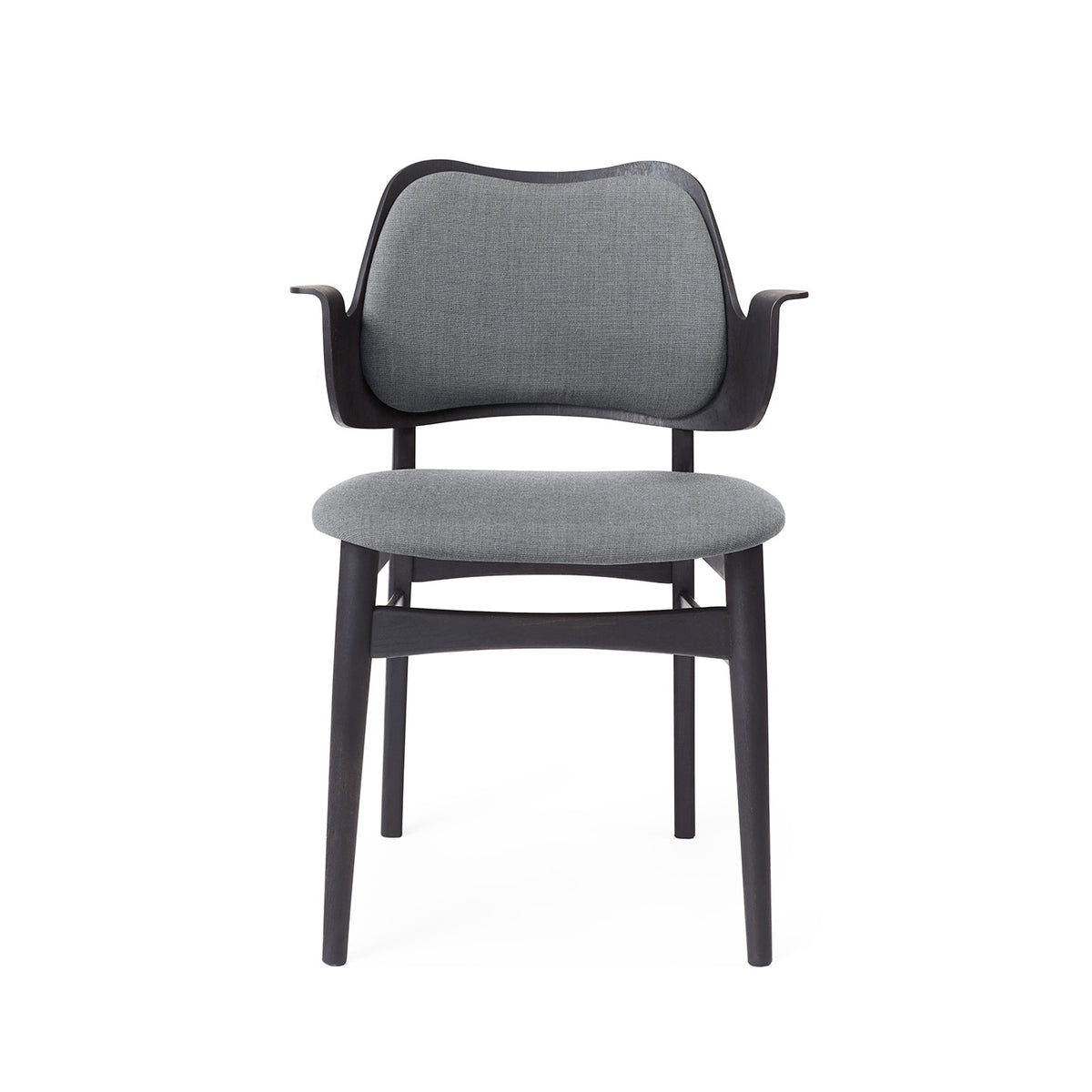 Gesture stol, klädd rygg & sits
