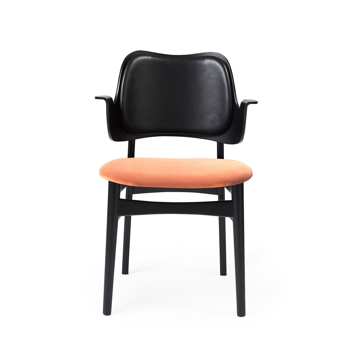 Gesture stol, klädd rygg & sits