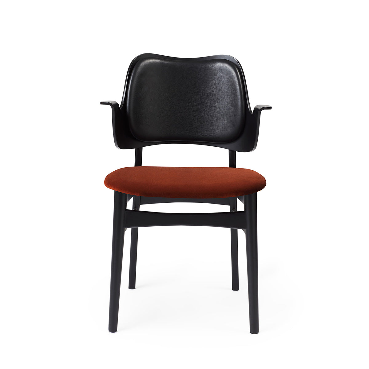 Gesture stol, klädd rygg & sits