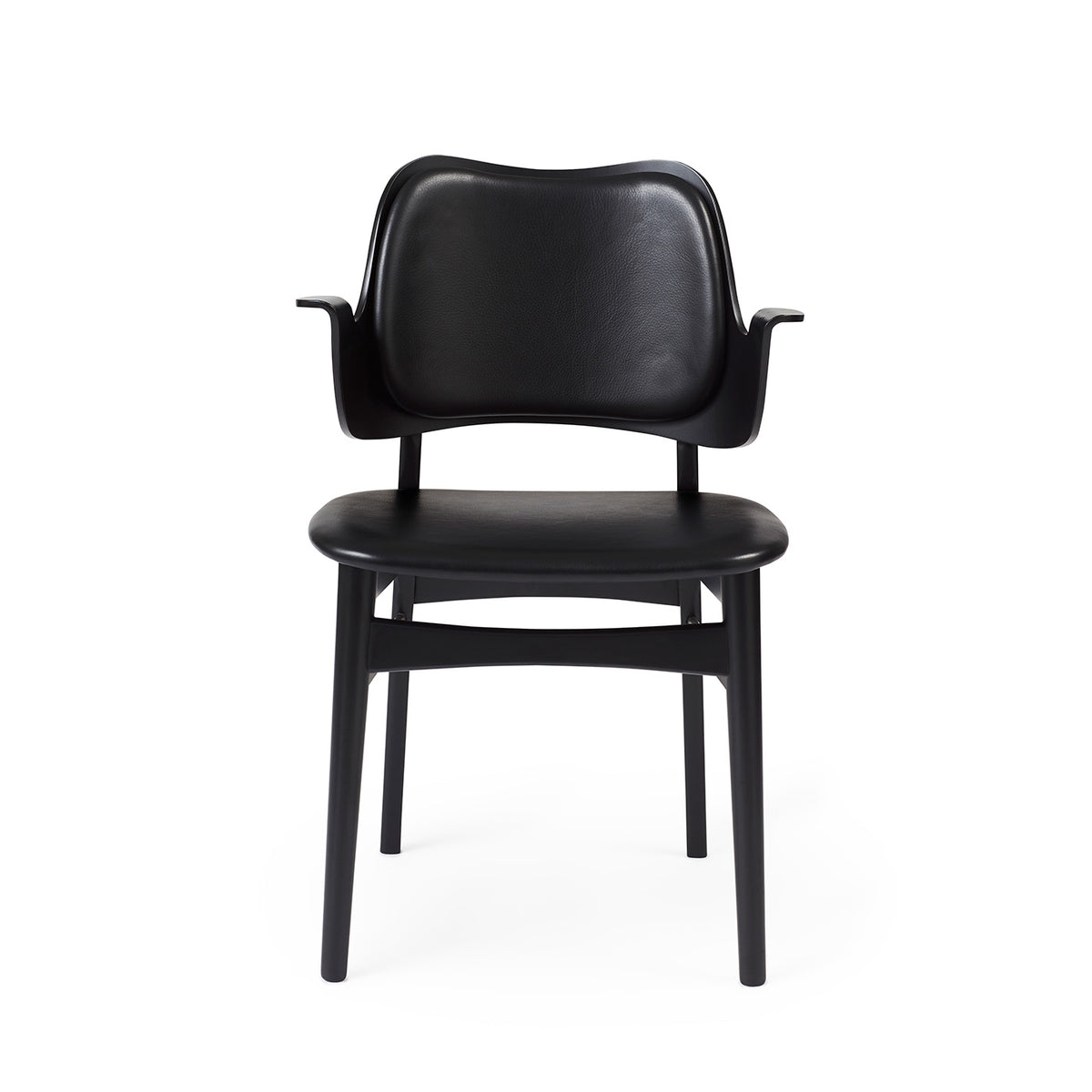 Gesture stol, klädd rygg & sits