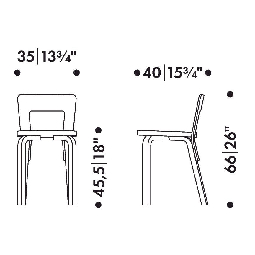 Artek Chair 65 – Stol av Alvar Aalto