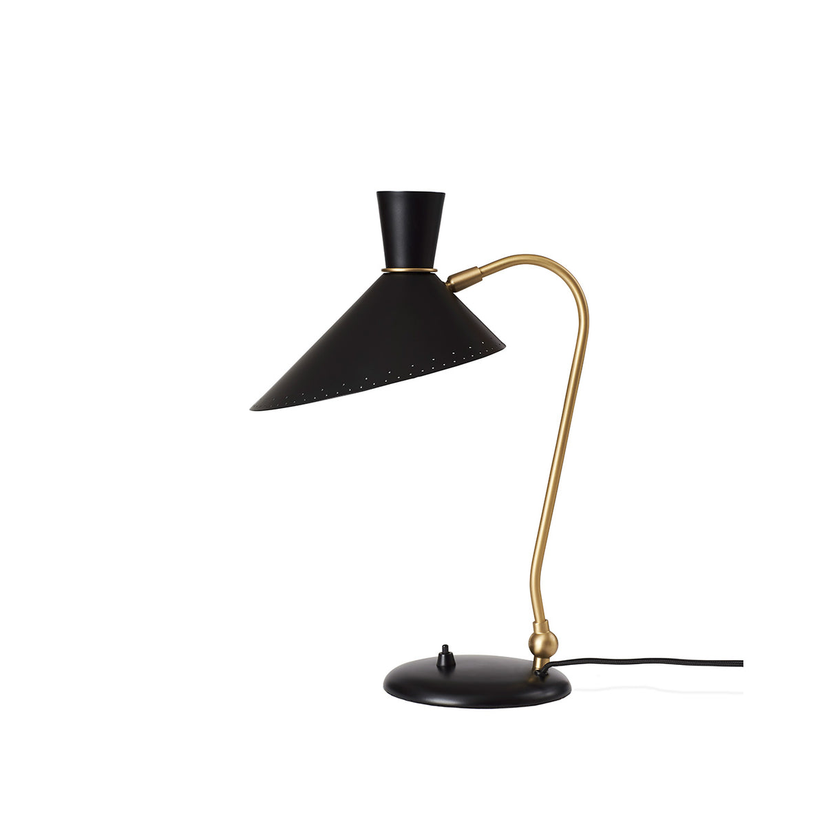 Warm Nordic Bloom bordslampa black noir