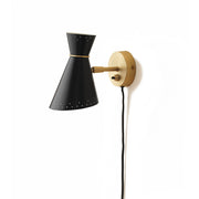 Warm Nordic Bloom Vägglampa svart