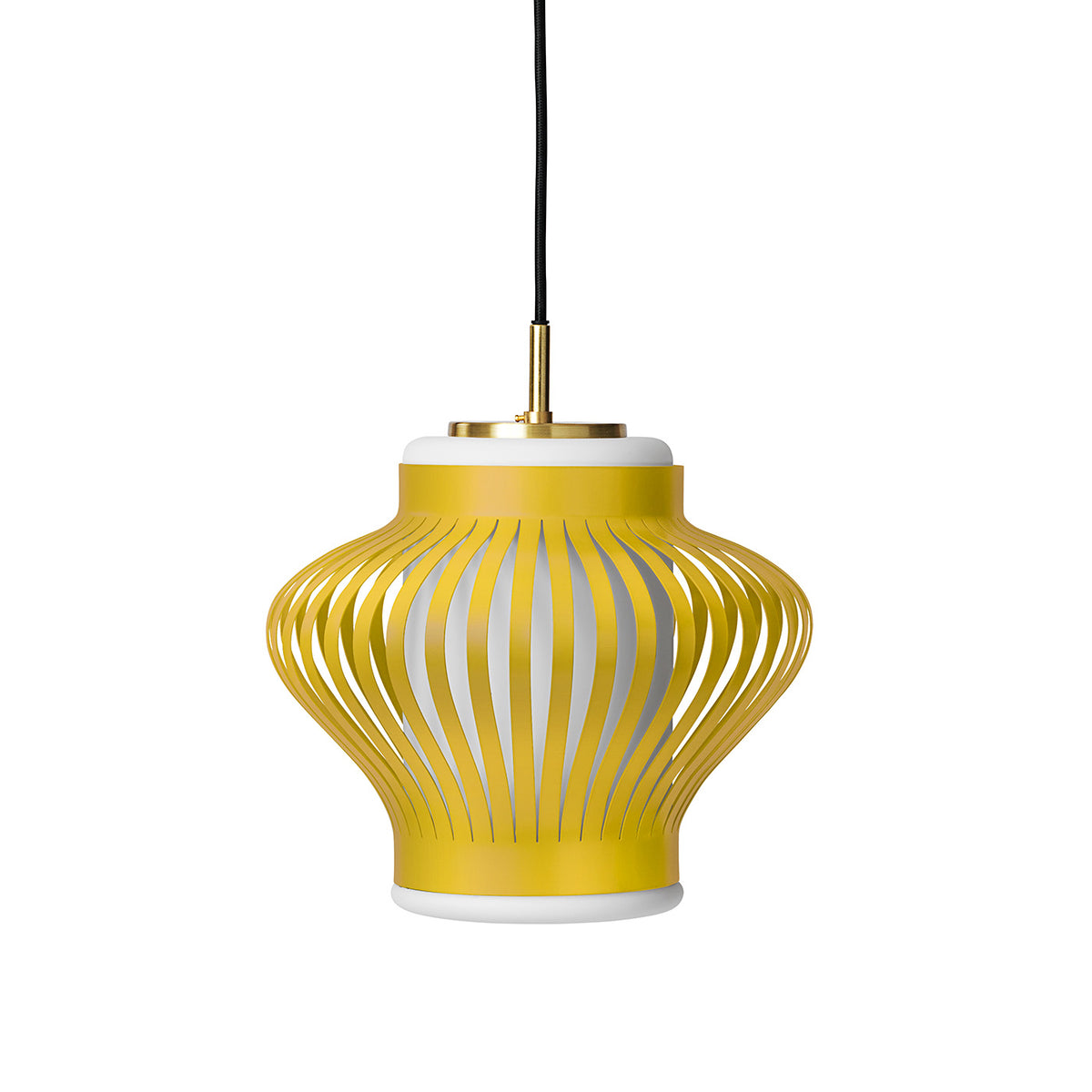 OPal lamella Pendellampa Illumating yellow