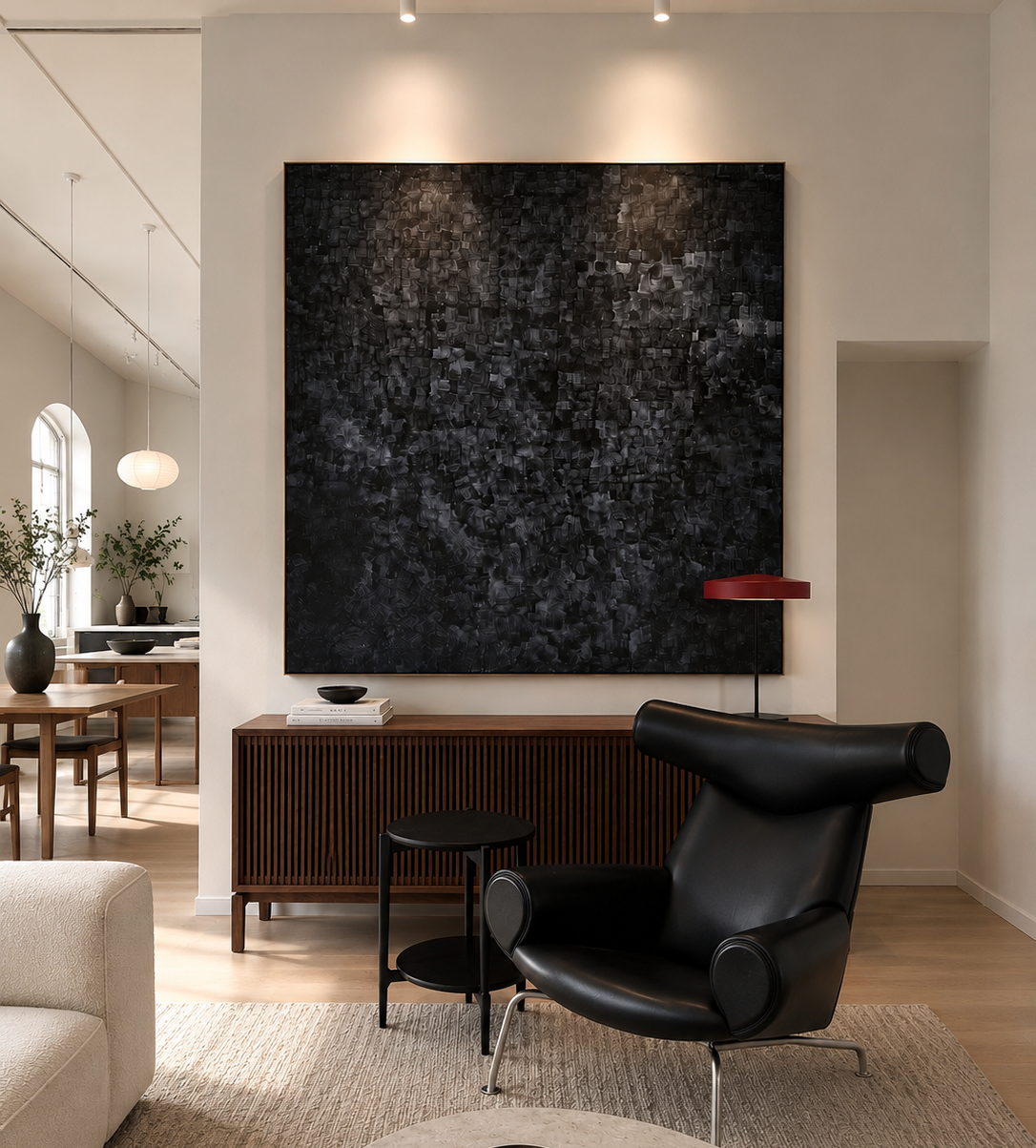 Inner World – Abstrakt Akrylmålning 180 × 180 cm