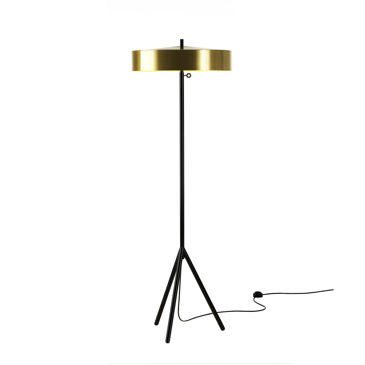 bsweden cymbal golvlampa mässing