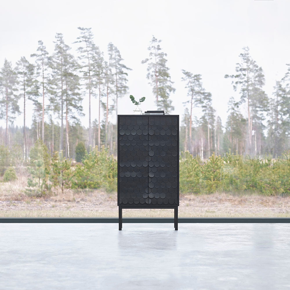 Collect 2012 black / Cabinet med Tärnsjöläder