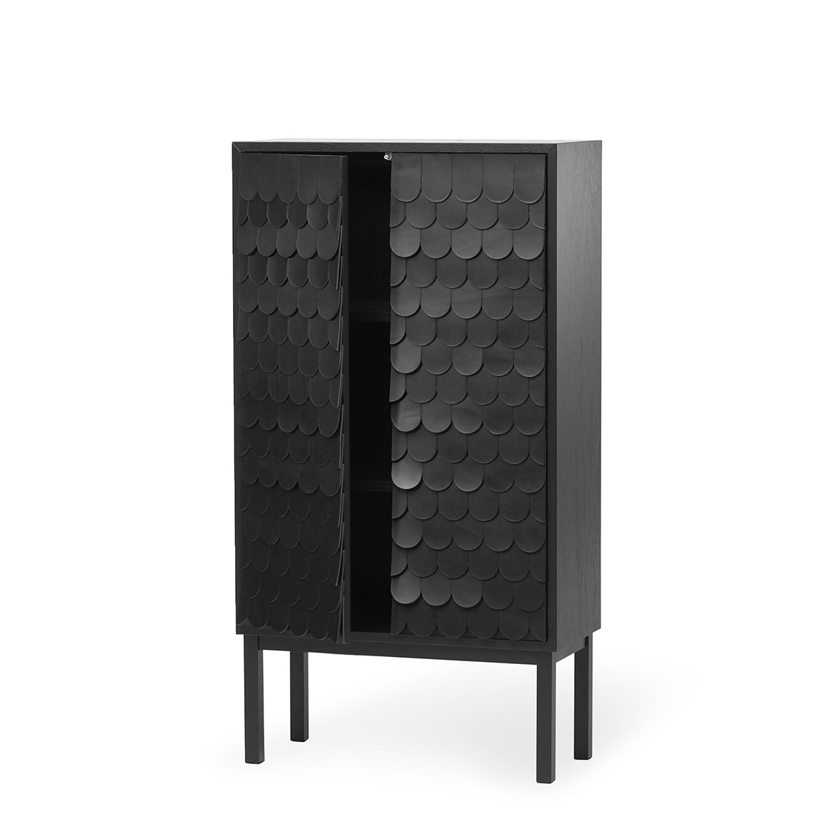 Collect 2012 black / Cabinet med Tärnsjöläder