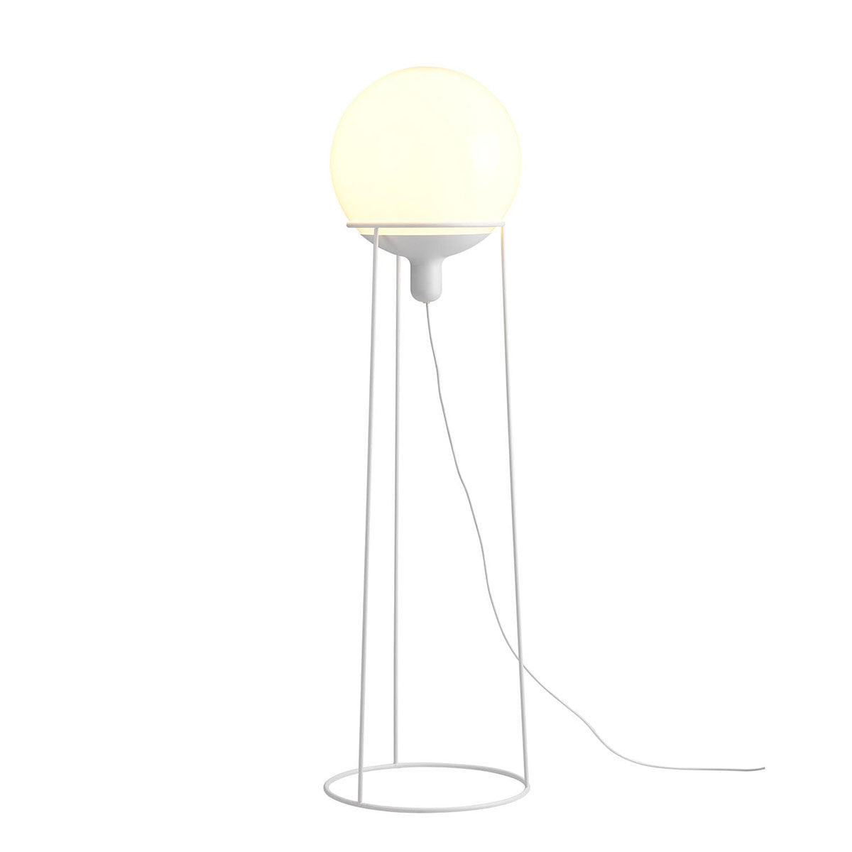 bsweden dolly golvlampa vit