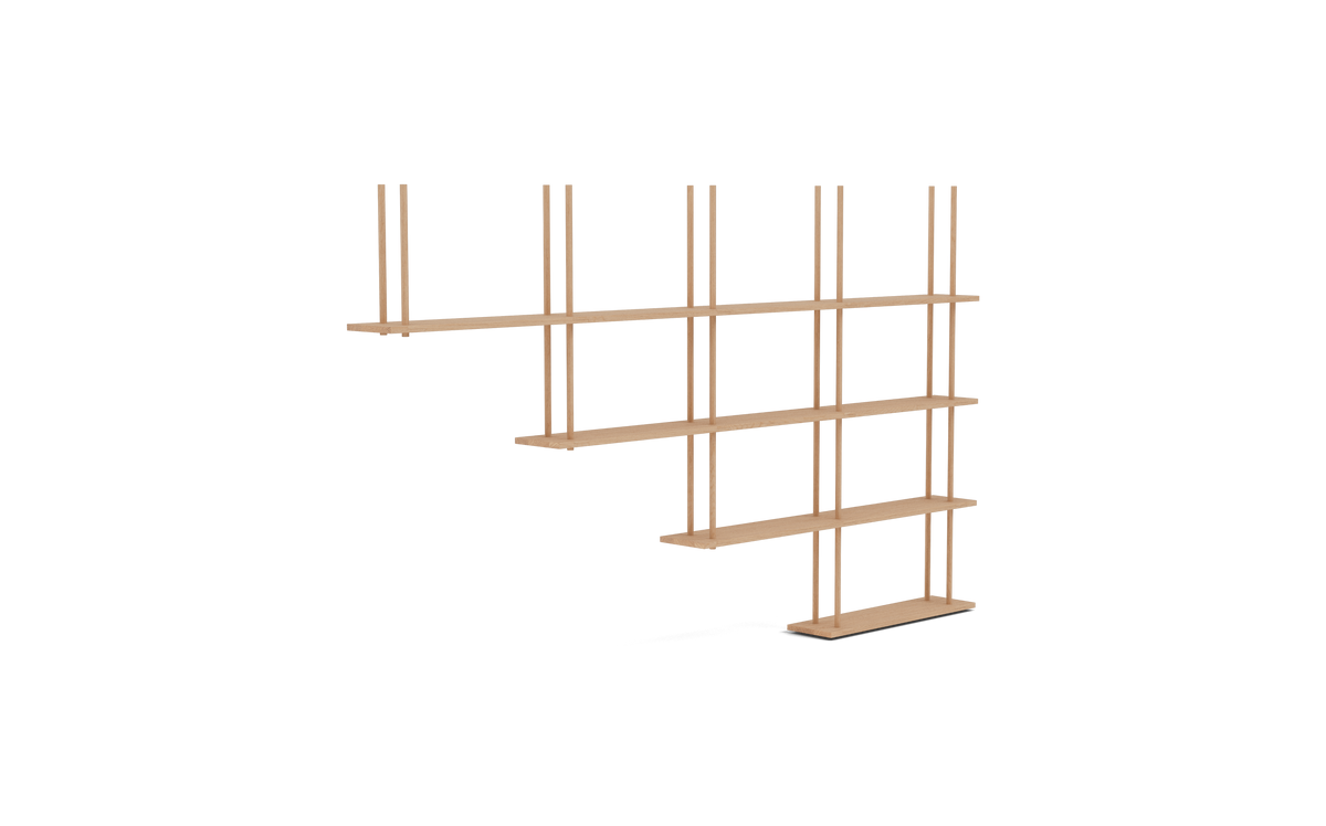 Bond 20 Shelf, Combination C405 – Lacquered oak