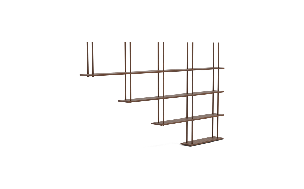 Bond 20 Shelf, Combination C405 – Lacquered walnut