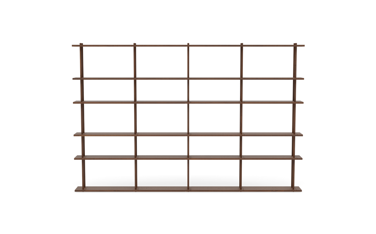 Bond 20 Shelf, Combination W406 – Lacquered walnut