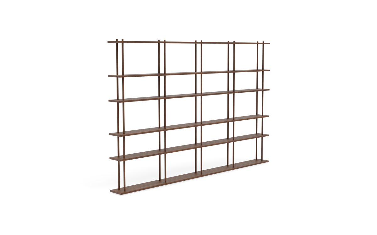 Bond 20 Shelf, Combination W406 – Lacquered walnut