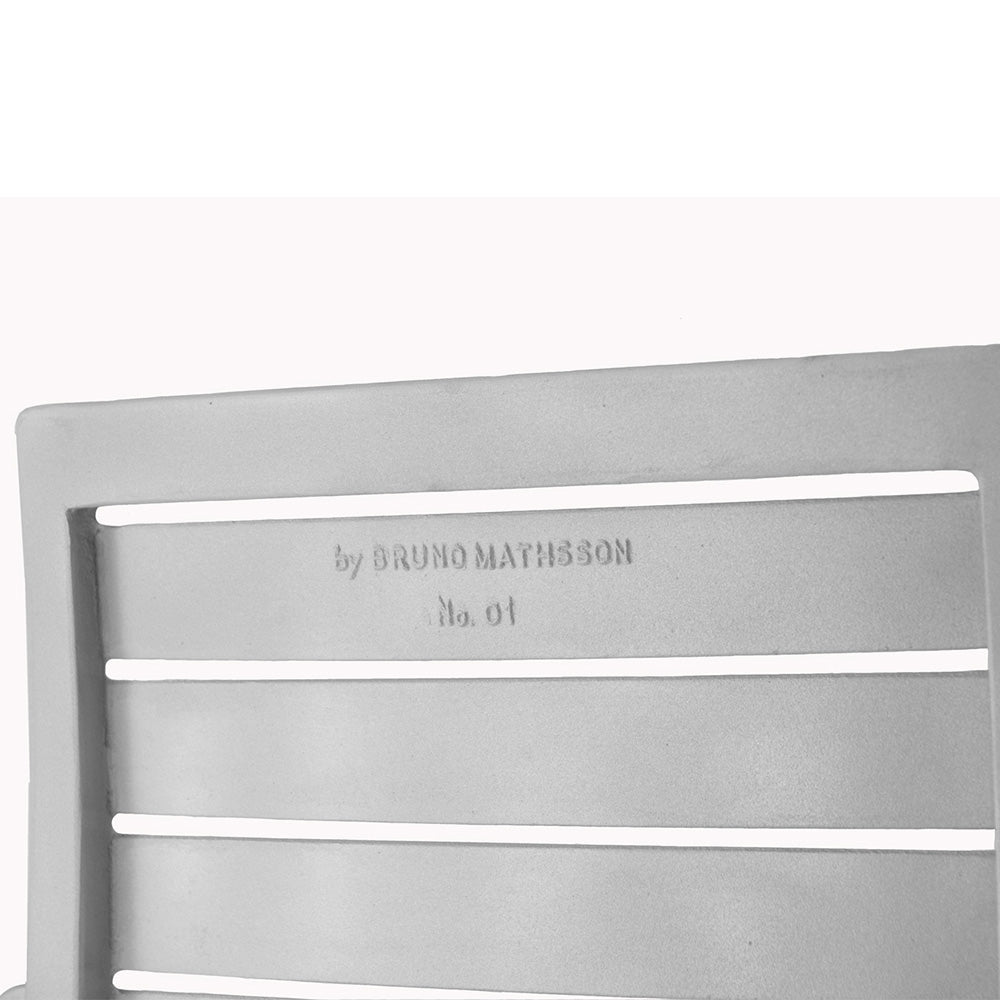 Bruno Mathsson Eva fåtölj i Aluminium