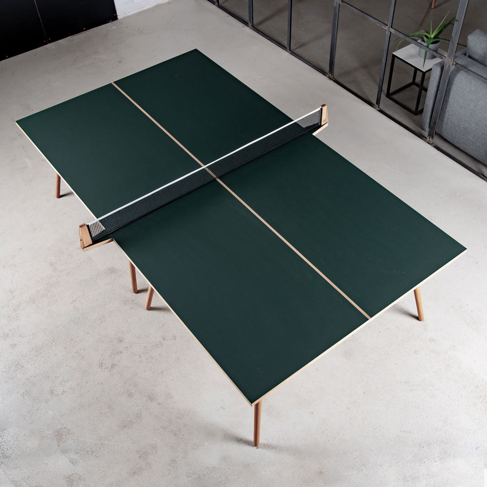 Ben och kanter i massiv ek kombinerat med linoleum