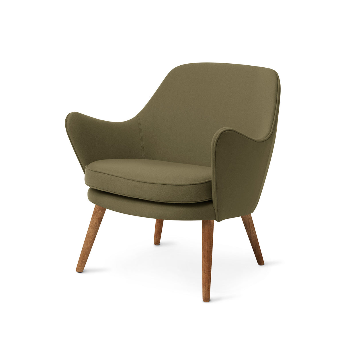 Warm Nordic fåtölj Dwell Olive