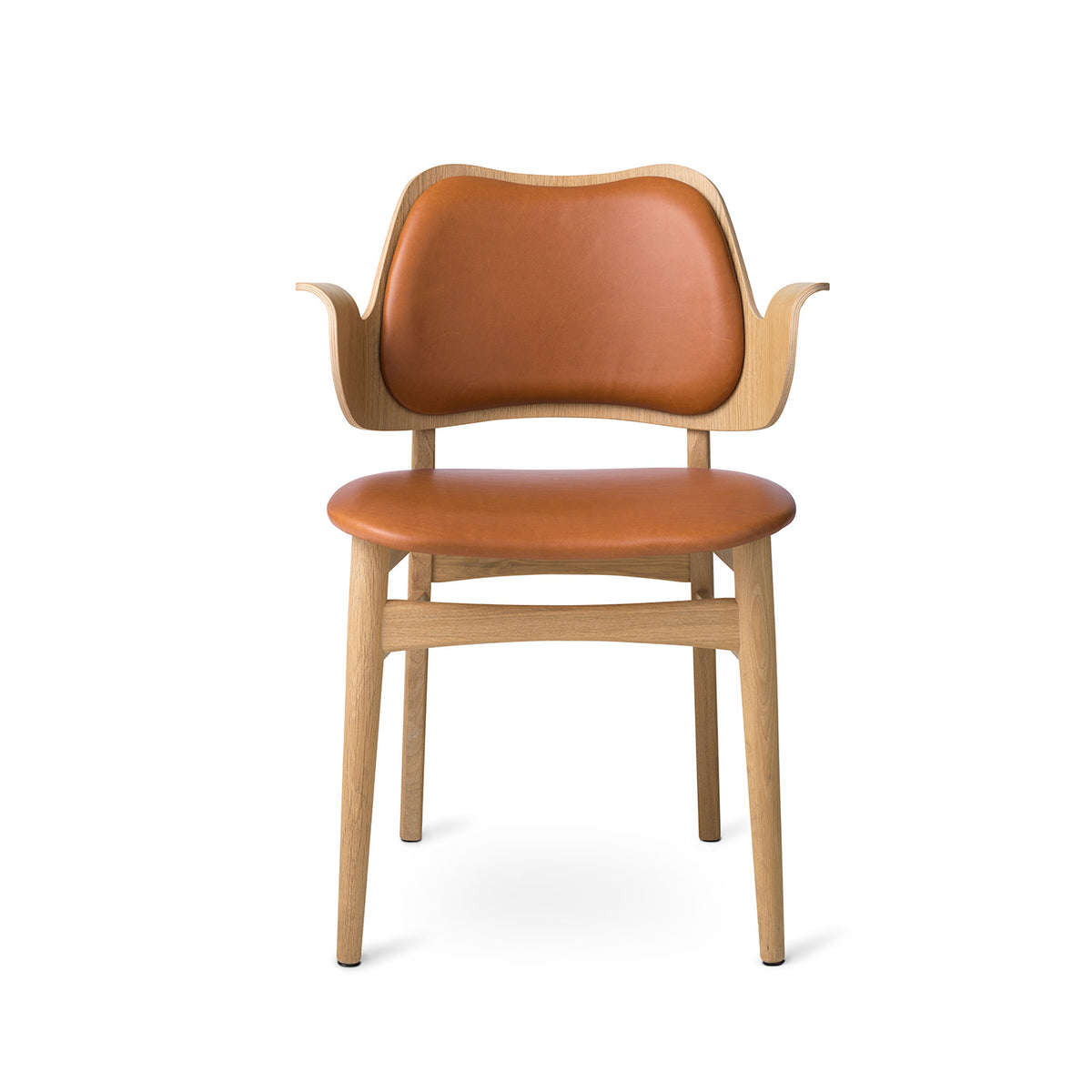 Gesture stol, klädd rygg & sits