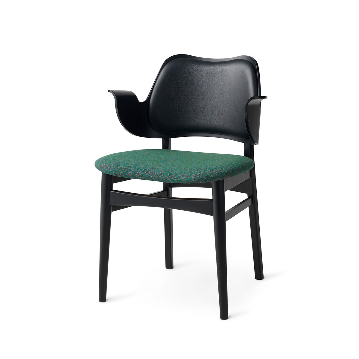 Gesture stol, klädd rygg & sits