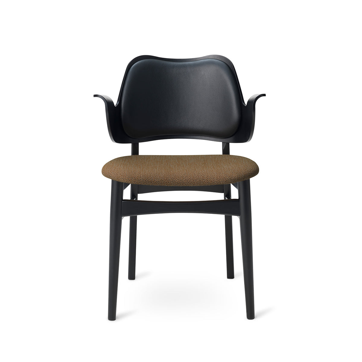 Gesture stol, klädd rygg & sits