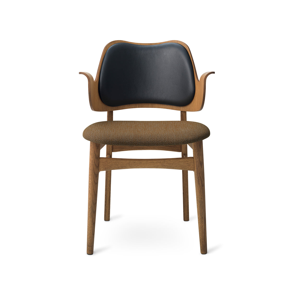 Gesture stol, klädd rygg & sits