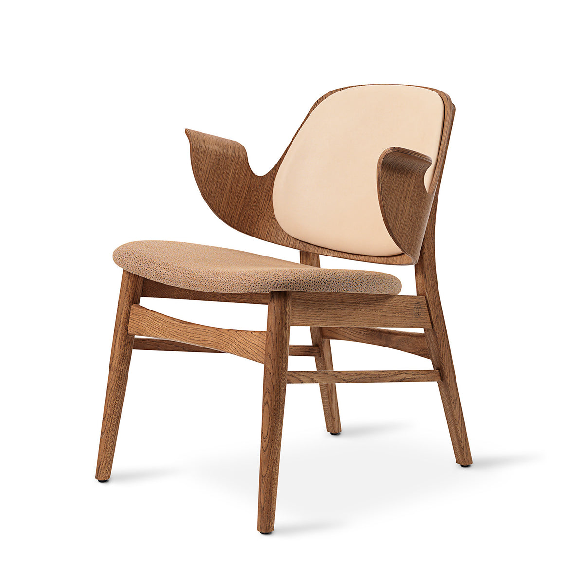 Gesture Lounge teak Läder Warm Nordic