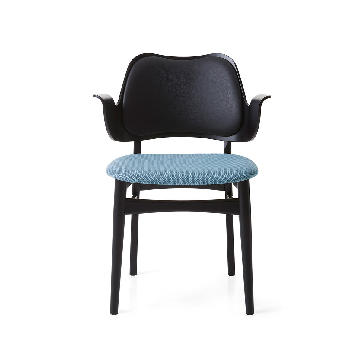 Gesture stol, klädd rygg & sits