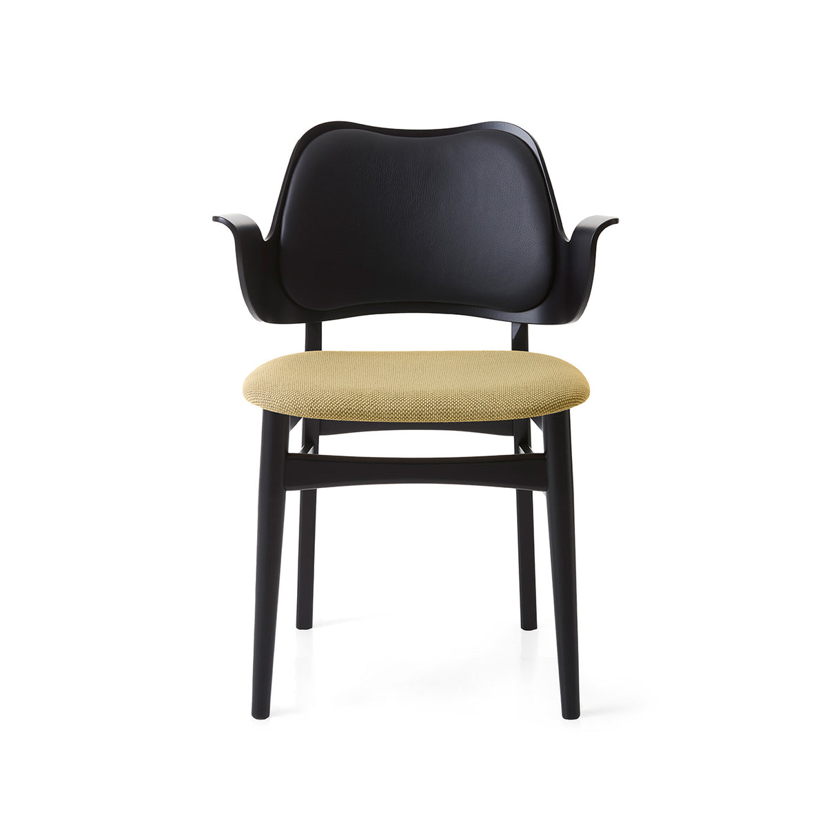 Gesture stol, klädd rygg & sits