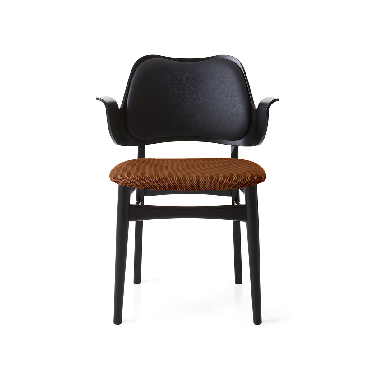 Gesture stol, klädd rygg & sits