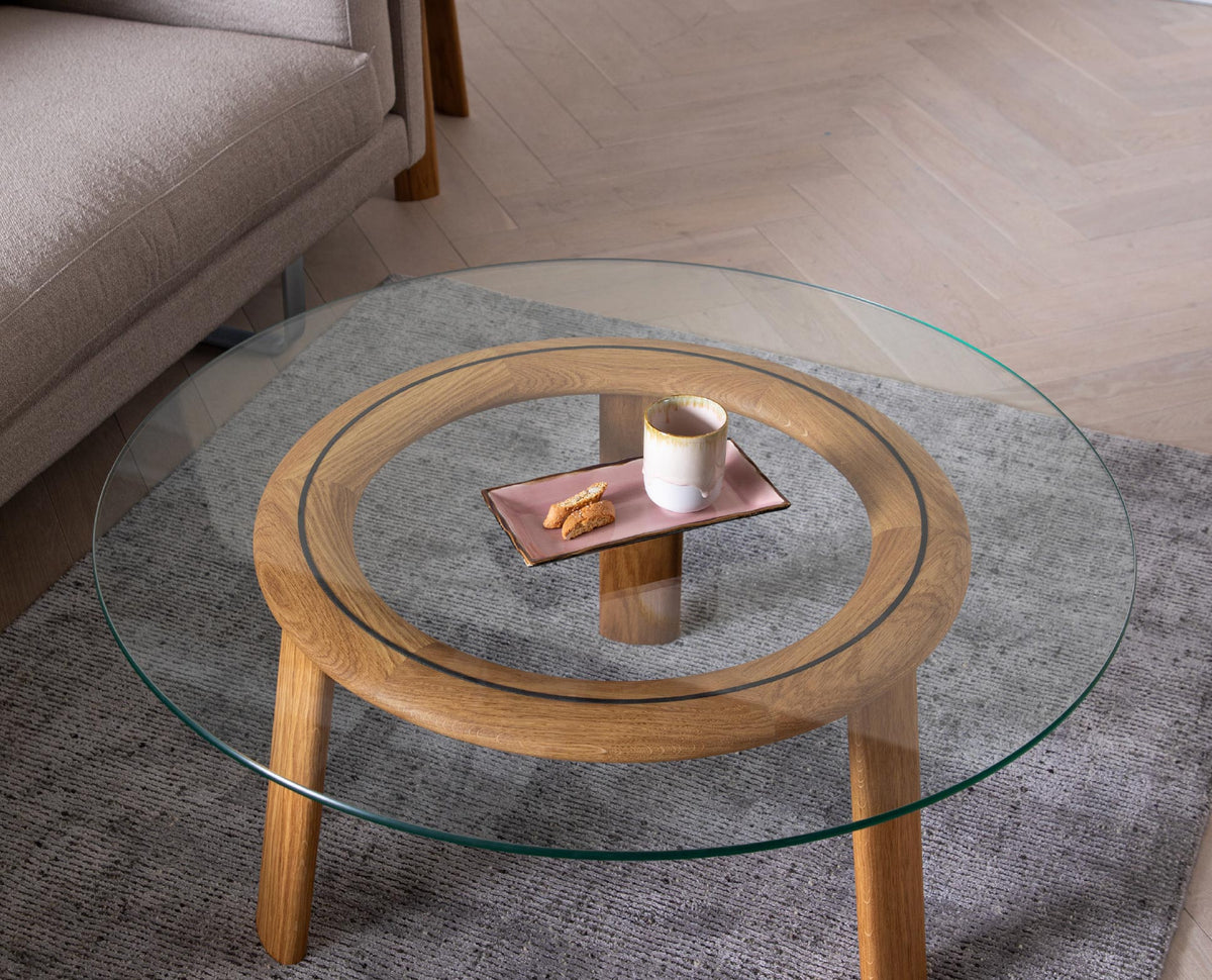 AK 650 Loop Soffbord i Glas – Naver Collection