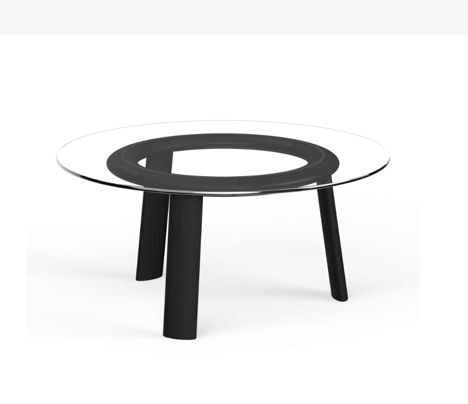 AK 650 Loop Soffbord i Glas – Naver Collection