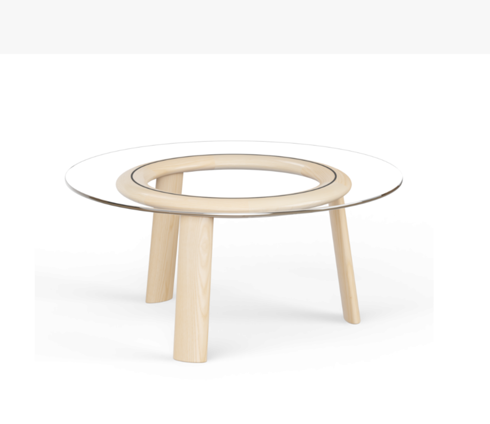 AK 650 Loop Soffbord i Glas – Naver Collection