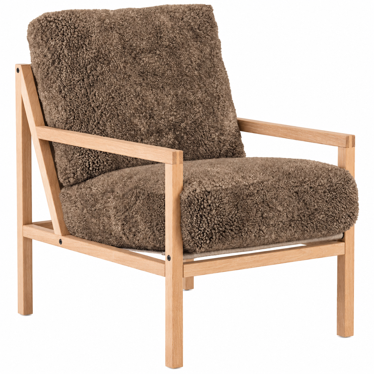 Seventy Five Fåtölj Wood Ek –  Ihreborn