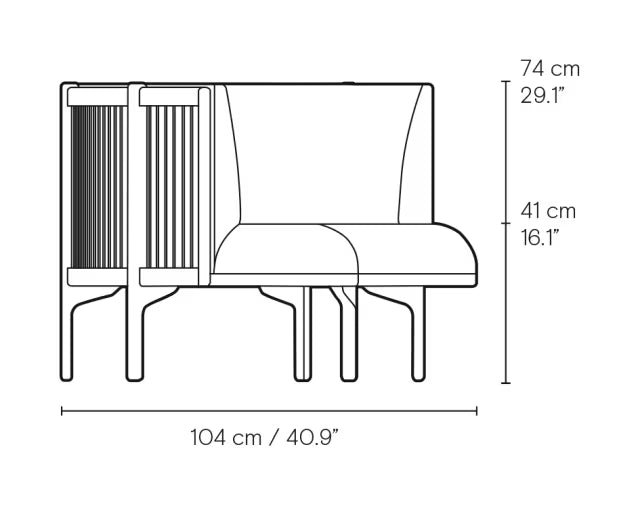 RF1903R Sideways Sofa – Carl Hansen & Søn