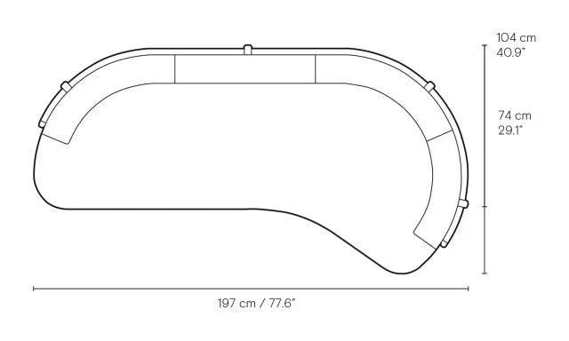 RF1903R Sideways Sofa – Carl Hansen & Søn