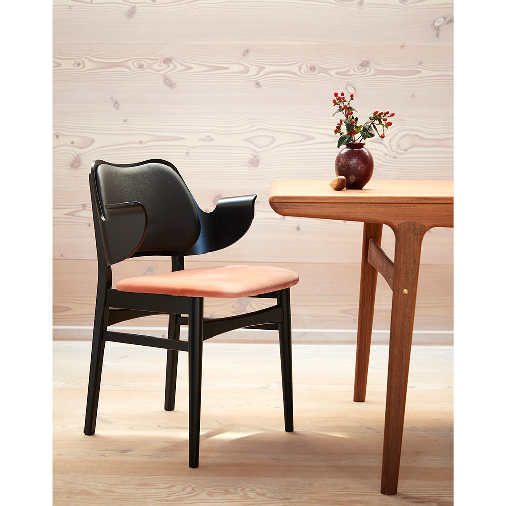 Gesture stol, svart bok