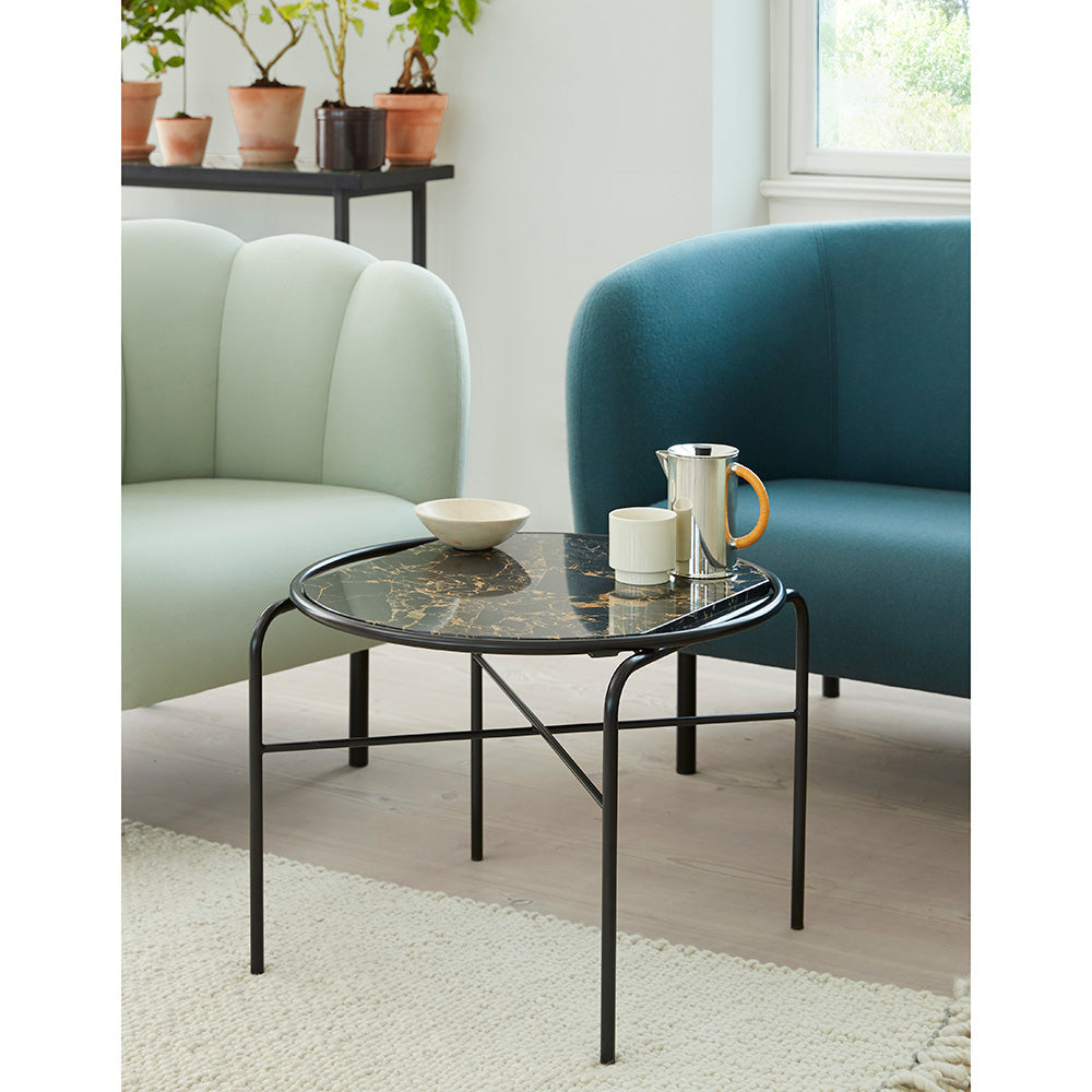 Secant sidobord, glas