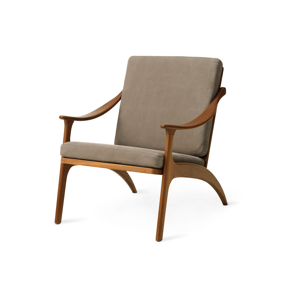 Lean Back fåtölj, teak