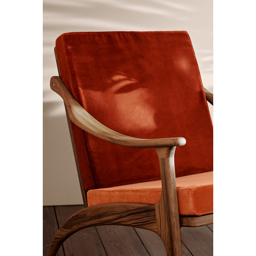 Lean Back fåtölj, teak