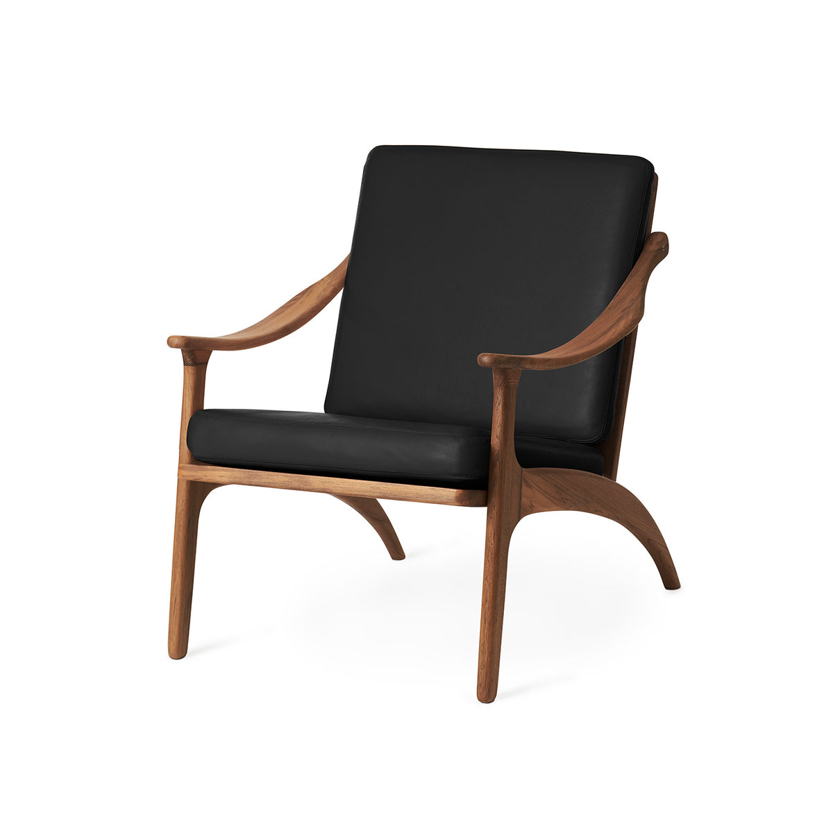 Lean Back fåtölj, teak